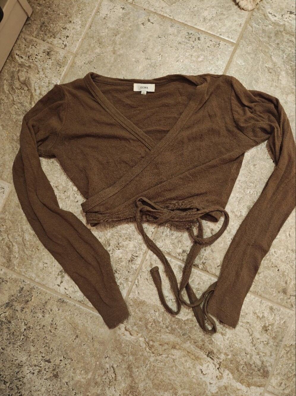 Ozma Silk Wrap Top
